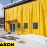 industrial outdoor curtain wall for side of building