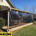 outdoor patio screen curtains