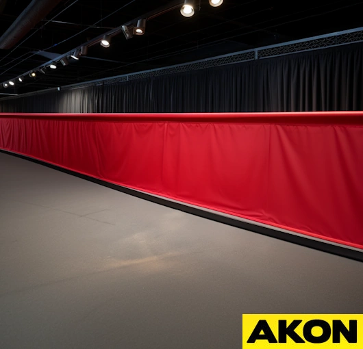 Heavy-Duty Stage Skirting