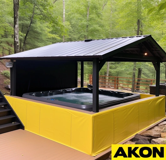 raised deck side perimeter cover