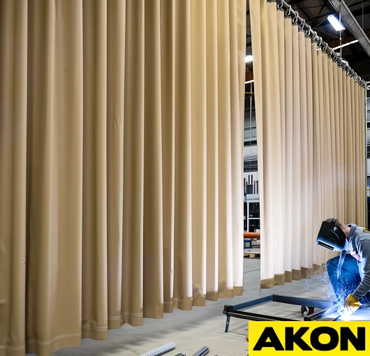 canvas welding curtain drapes hot works