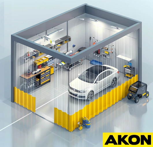 Garage and Shop Divider Curtains (10)