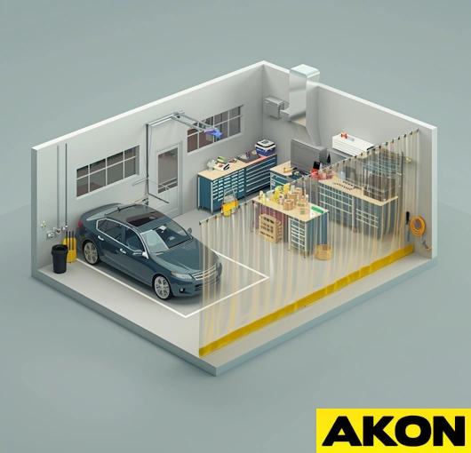 Garage and Shop Divider Curtains (6)