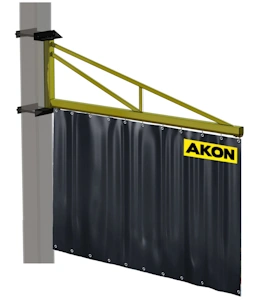 swivel industrial curtain