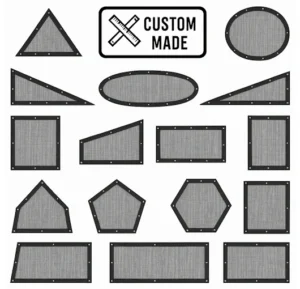 custom shape mosquito screen curtains