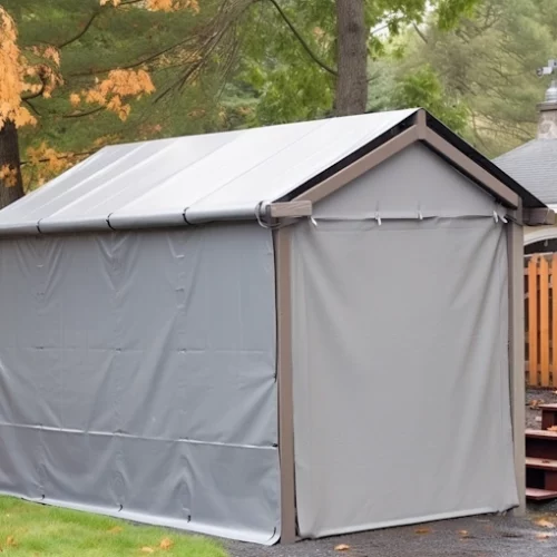 shed side cover curtain panels