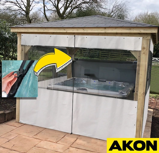 zipper tarps for sidewalls (2)