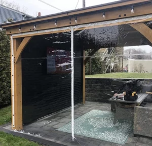 zippered tarps clear custom made