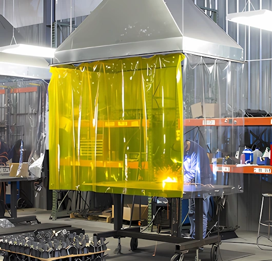 welding hood curtain custom made