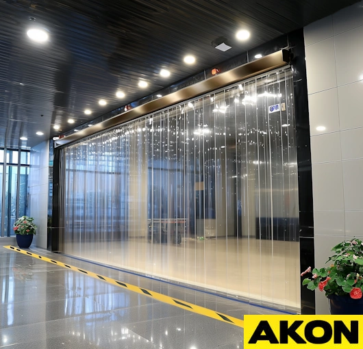 Clear Strip Curtain Wall (3) Clear Strip Curtain Wall (3)