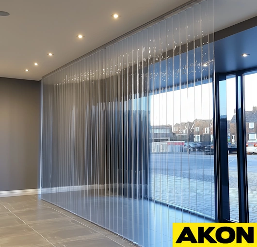 Clear Strip Curtain Wall (6) Clear Strip Curtain Wall (6)