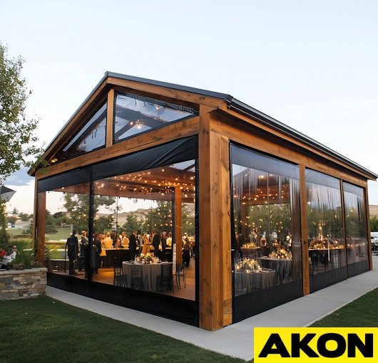wedding pavilion sides for wind and weather (3)