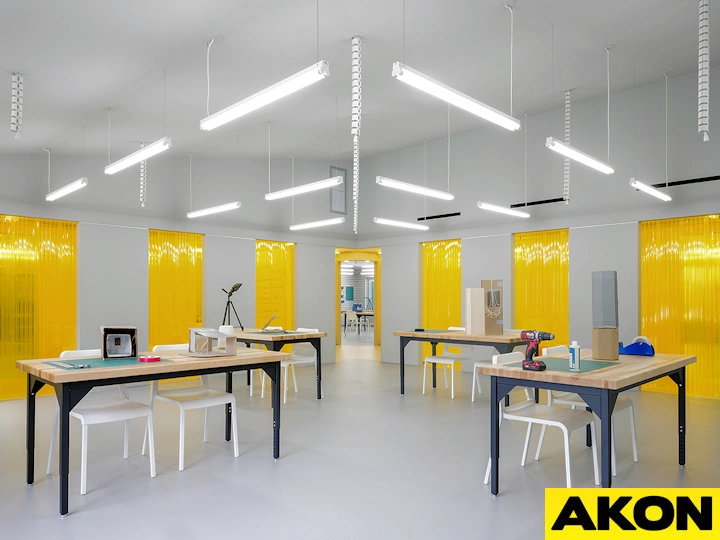 yellow strip PVC curtains