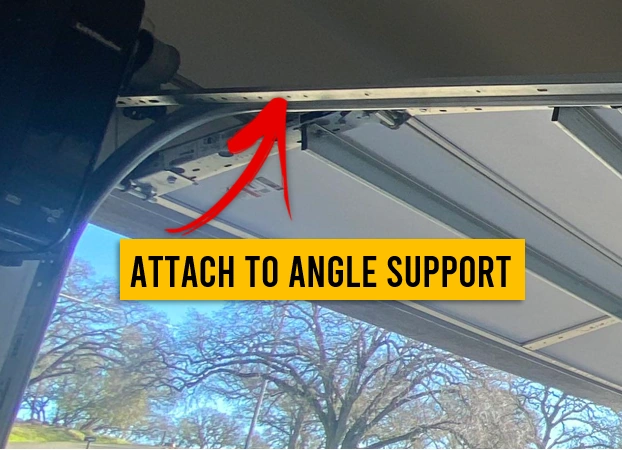 hang curtain under garage door hang curtain under garage door