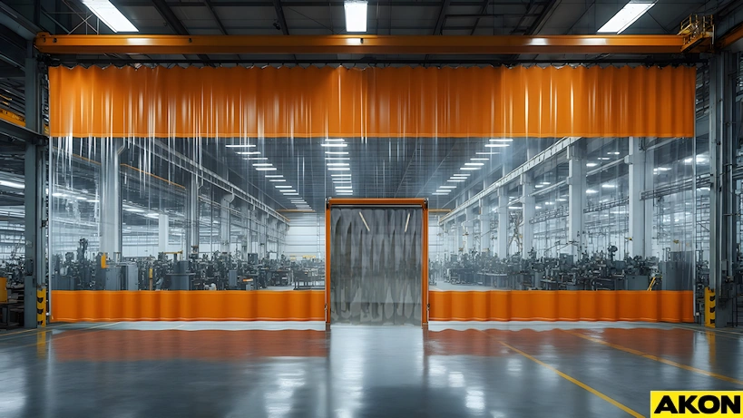 industrial curtain wall with door access industrial curtain wall with door access