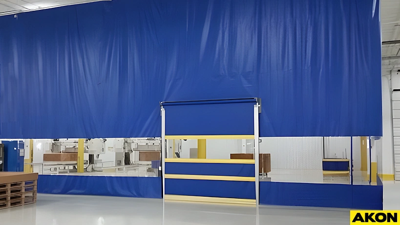 warehouse curtain wall with roll up door warehouse curtain wall with roll up door