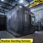 best-steel-machine-guarding-curtain-cnc-projectile-protection