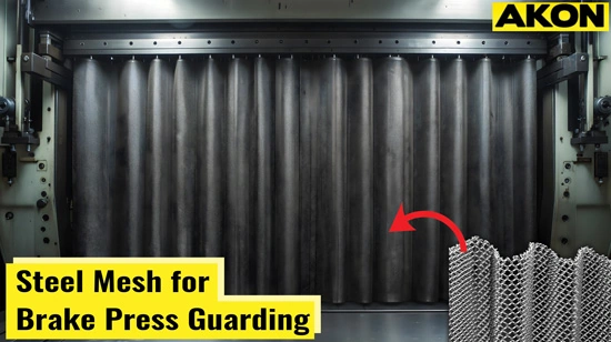 brake-press-guarding-using-steel-mesh