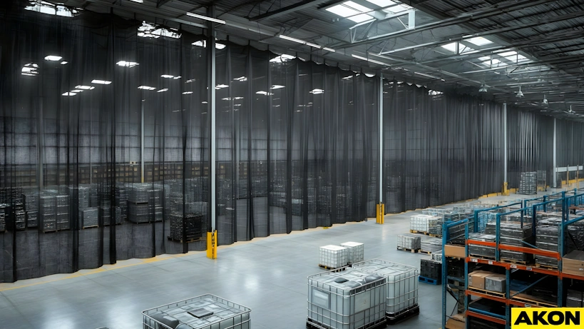 distribution center mesh partition walls (2) distribution center mesh partition walls (2)