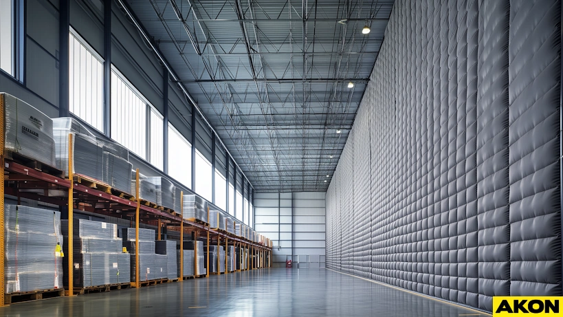 distribution center noise control partition walls (2) distribution center noise control partition walls (2)