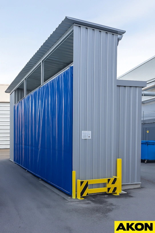 outdoor pallet racking curtain covers (3)