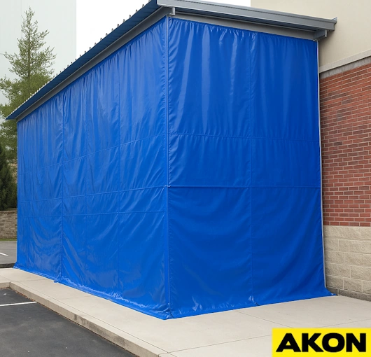 outdoor pallet racking curtain covers (4)