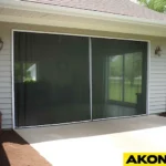 AKON Breathable mesh garage curtain allows airflow while blocking insects 4