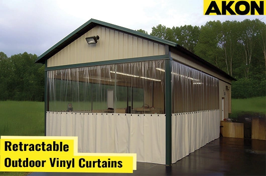 retractable-outdoor-vinyl-curtains-for-gazebo Retractable outdoor vinyl curtains designed for gazebo weather protection by AKON