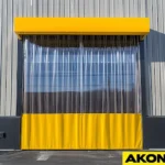 AKON Retractable vinyl garage door curtains offer flexible protection and access 5