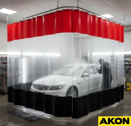 overspray-containment-wash-bay-curtains overspray-containment-wash-bay-curtains