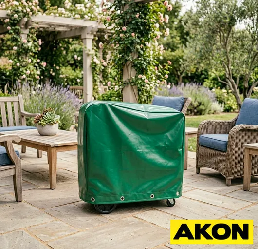 Waterproof serving cart cover prevents rust resized