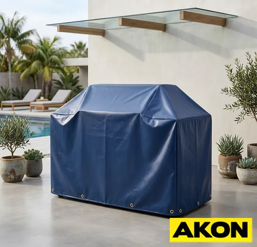 Wind resistant outdoor bar cart cover stays secured resized