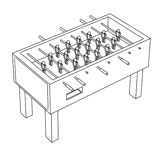 Foosball Table Covers - Style 1 - Image 2