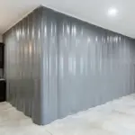 insulated garage curtain enclosure