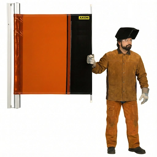 rollup welding screen