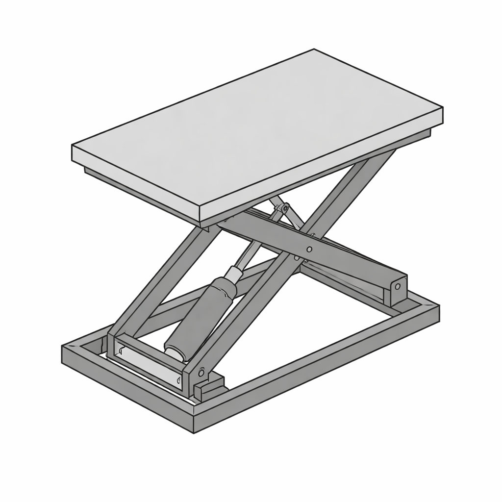 Scissor Lift Table Diagram