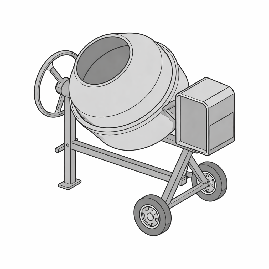 Cement Mixer Diagram