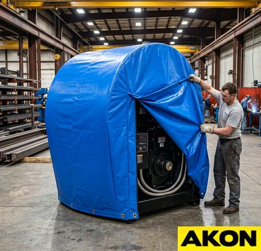 Industrial storage cover, custom size, shapes (24)