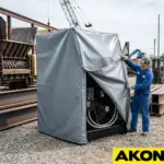 Industrial storage cover, custom size, shapes (47)