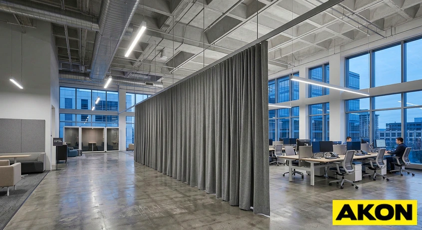 Noise Reducing Fabric Curtains for Commercial Interiors (11) resized