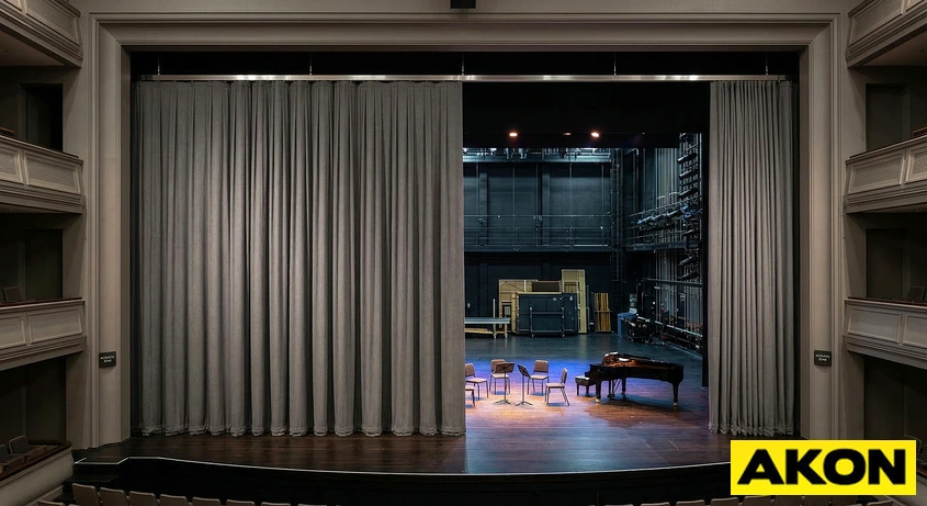 Noise reduction curtain for stages and auditoriums resized