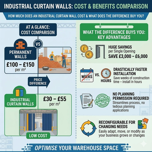 Why use curtain to save money on fixed walls