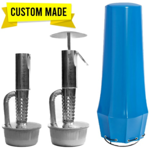 Covers for smudge pot heaters