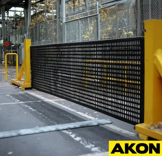 Retractable safety barrier mesh net
