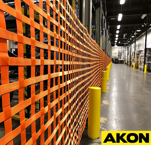 Warehouse safety barriers